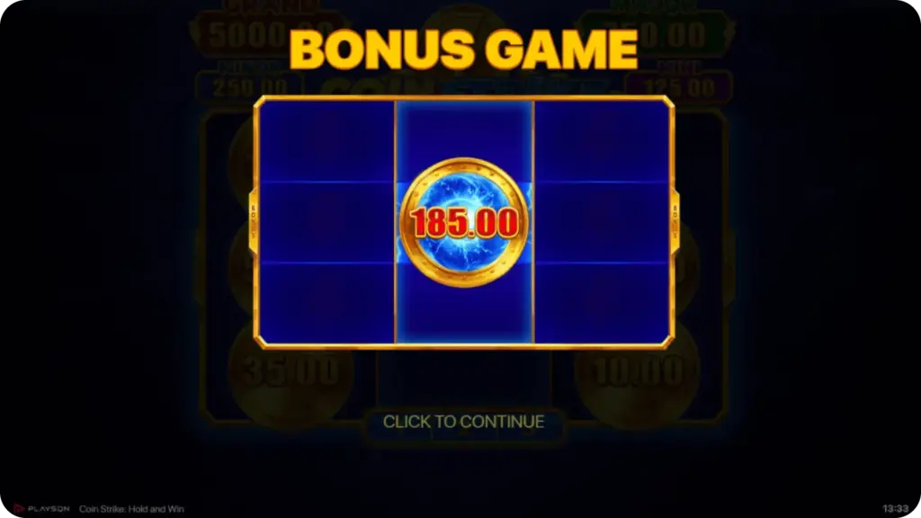 Gra Bonusowa w grze Coin Strike